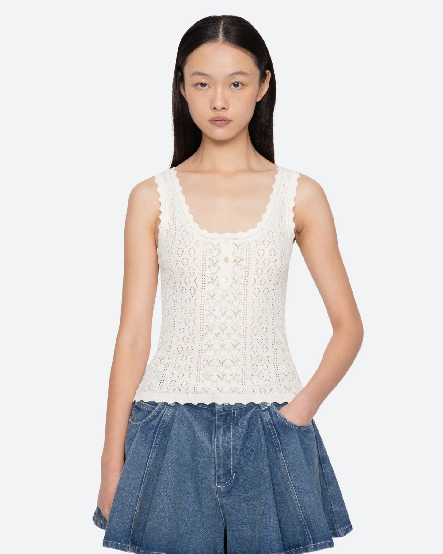 Sea NY Georgia Knit Tank