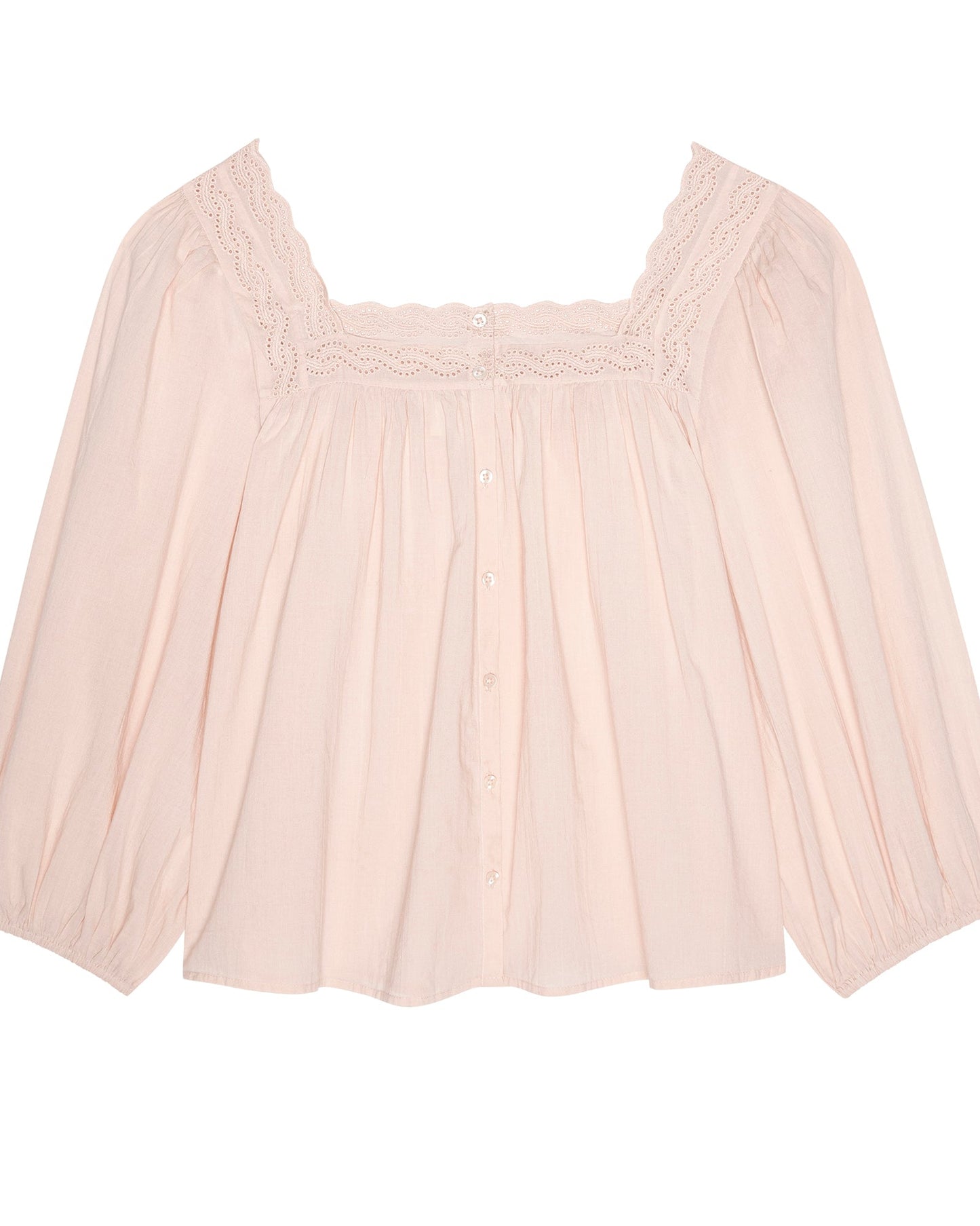 The Great The Eyelet Button Sleep Top