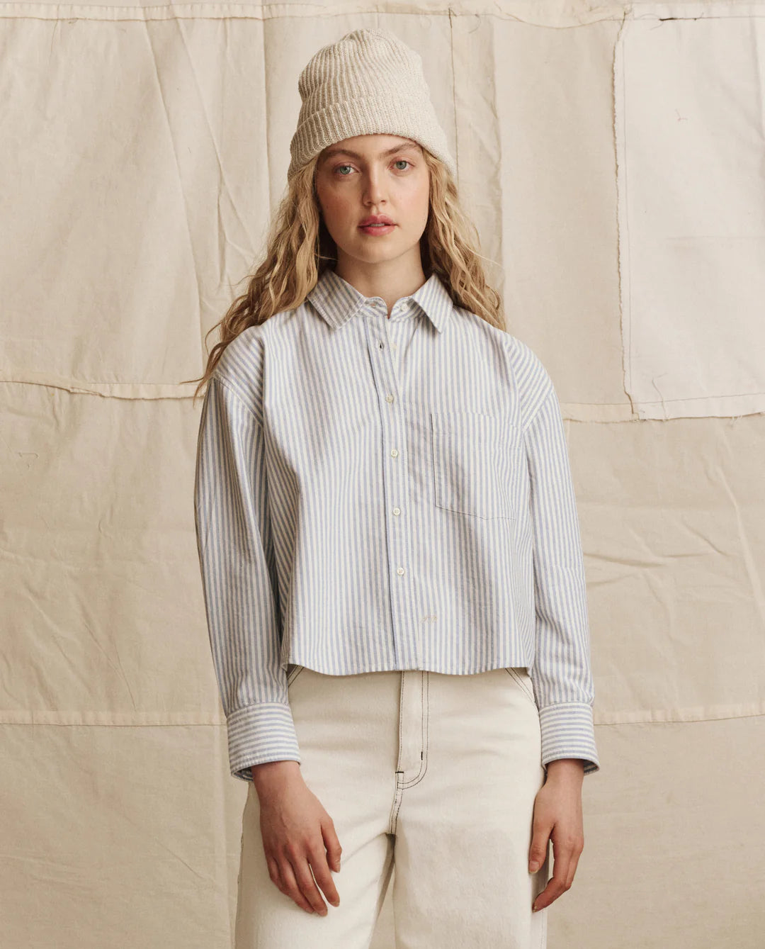 The Great The Cropped Oxford Shirt