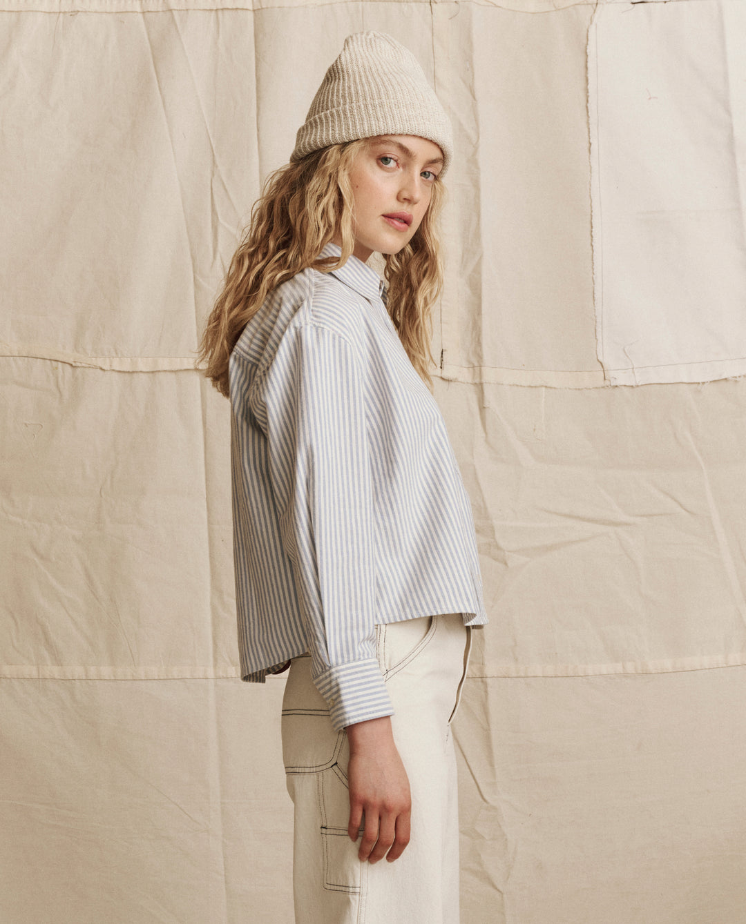 The Great The Cropped Oxford Shirt