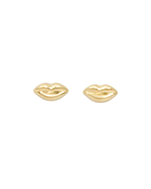 Clare V Lips Stud Earrings
