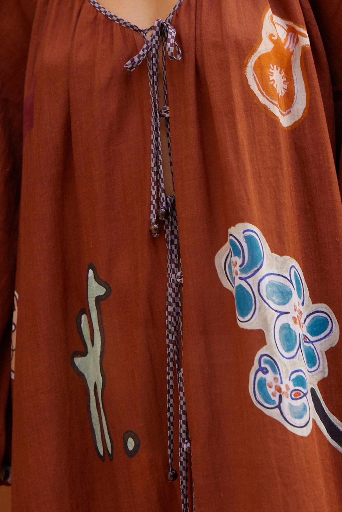 Alemais Laurence Tie Front Shirtdress