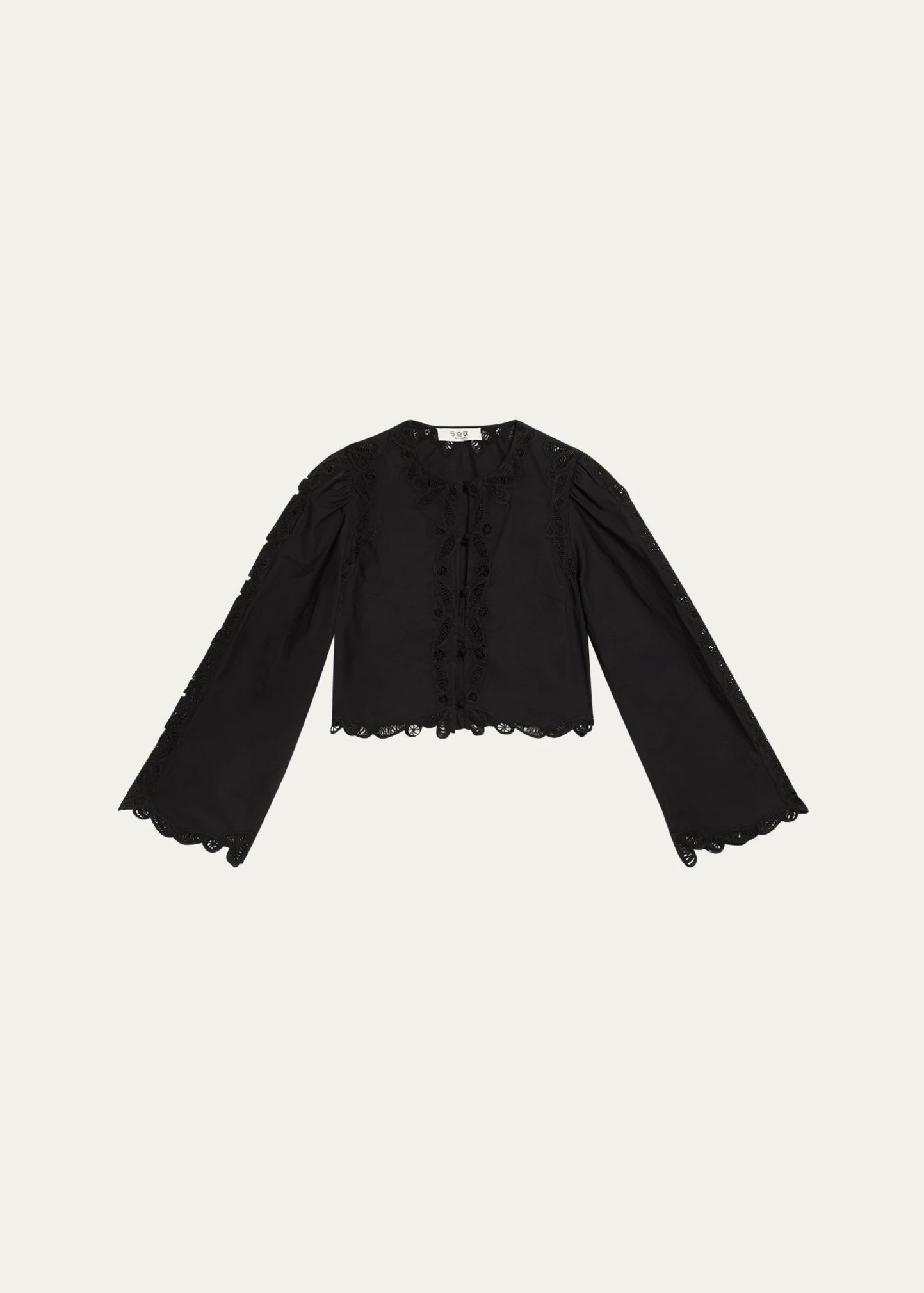 Sea Elke Soutache Long Sleeve Blouse
