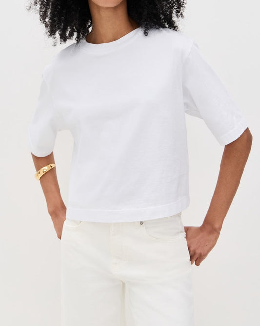 Enza Costa Supima Structured Tee