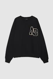 Anine Bing Miles Letterman Sweatshirt