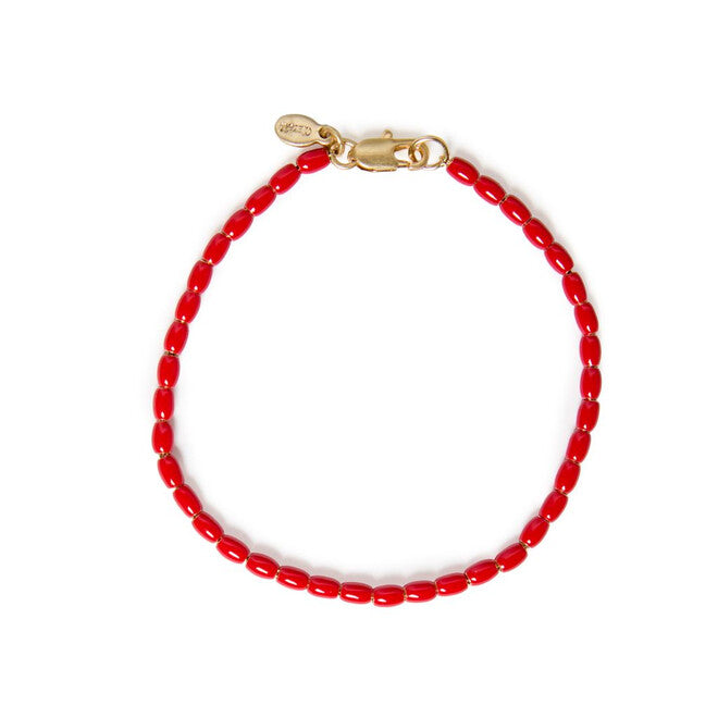 Clare V Enamel Barrel Chain Bracelet