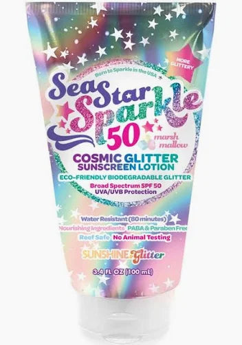 Sunshine and Glitter SPF 50 Glitter Sunscreen