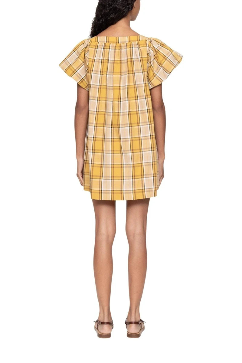 Sea NY Copeland Plaid Mini Dress