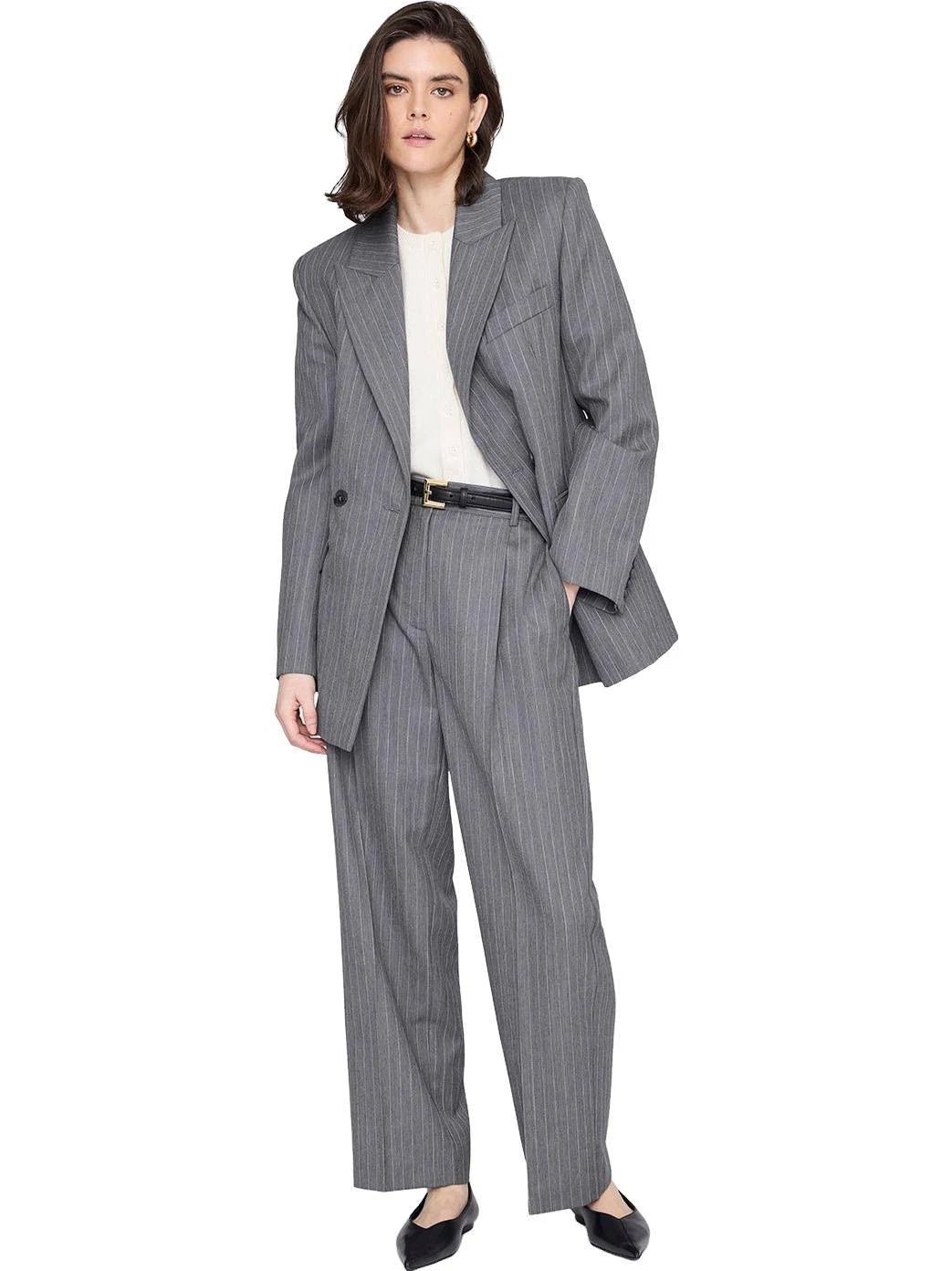 Anine Bing Trent Cropped Trouser